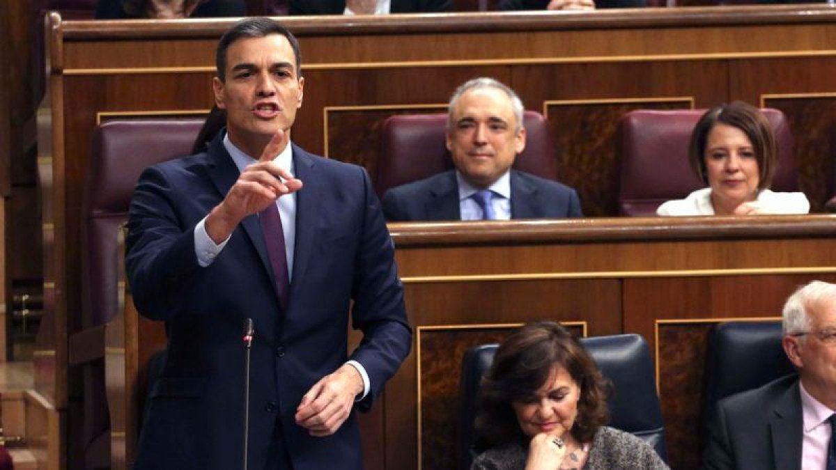 Pedro Sánchez: Señor Casado, tiene la lengua muy larga y las patas muy cortas.-DAVID CASTRO