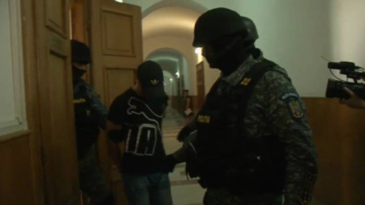 Sergio Morate en el momento de su detención, en Rumanía.-ATLAS