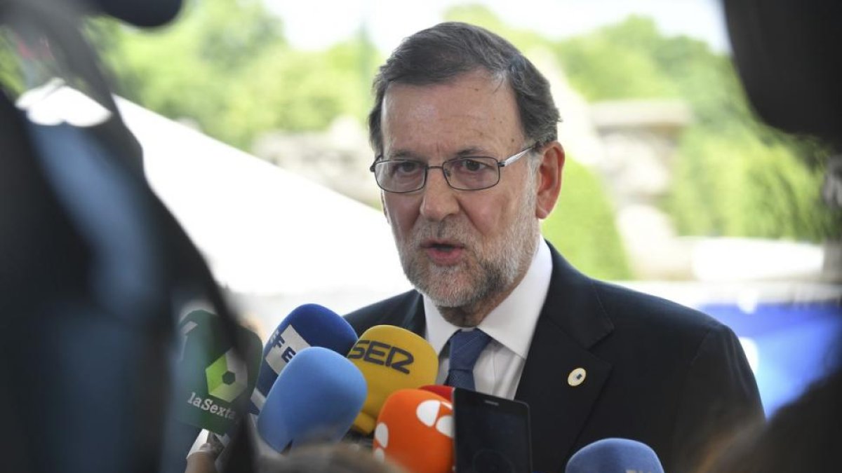 Mariano Rajoy, en Bruselas.-Geert Vanden Wijngaert / AP
