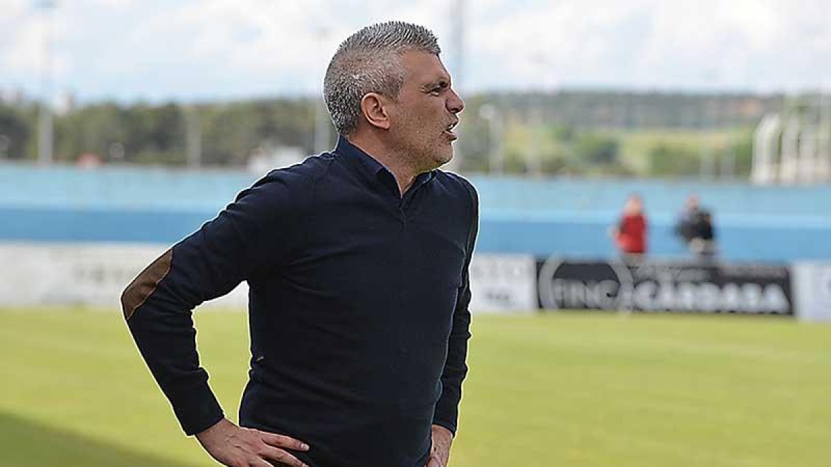 De los Mozos durante un encuentro de play off.-ALBERTO CALVO
