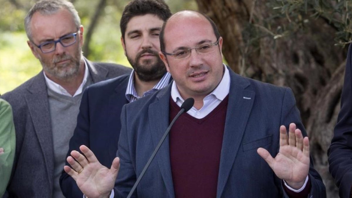 El presidente de Murcia, Pedro Antonio Sánchez.-MARCIAL GUILLÉN
