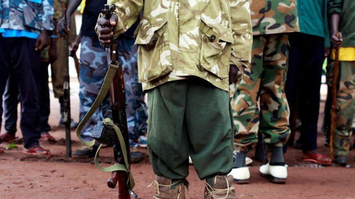Niño soldado.-REUTERS