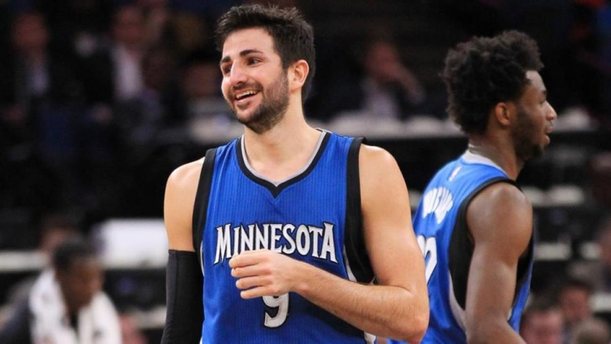 Ricky Rubio durante el partido-EFE / ANDY CLAYTON-KING