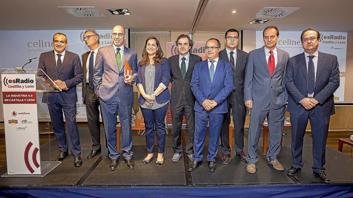 Antonio Duch, Félix Moracho, Carlos Tobalina, Adriana Ulibarri, Juan March, Florencio Carrera, Pablo Oliete, Daniel Barallat y Juan López.-Pablo Requejo