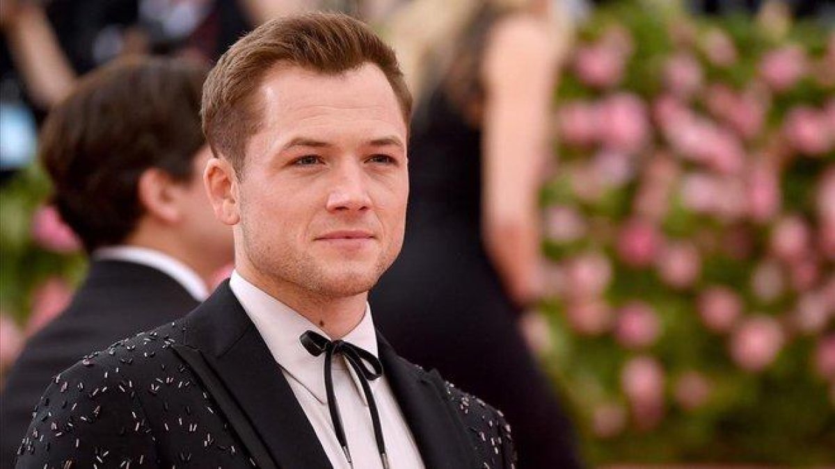 Taron Egerton, en la gala Met de Nueva York.-AFP / JAMIE MCCARTHY