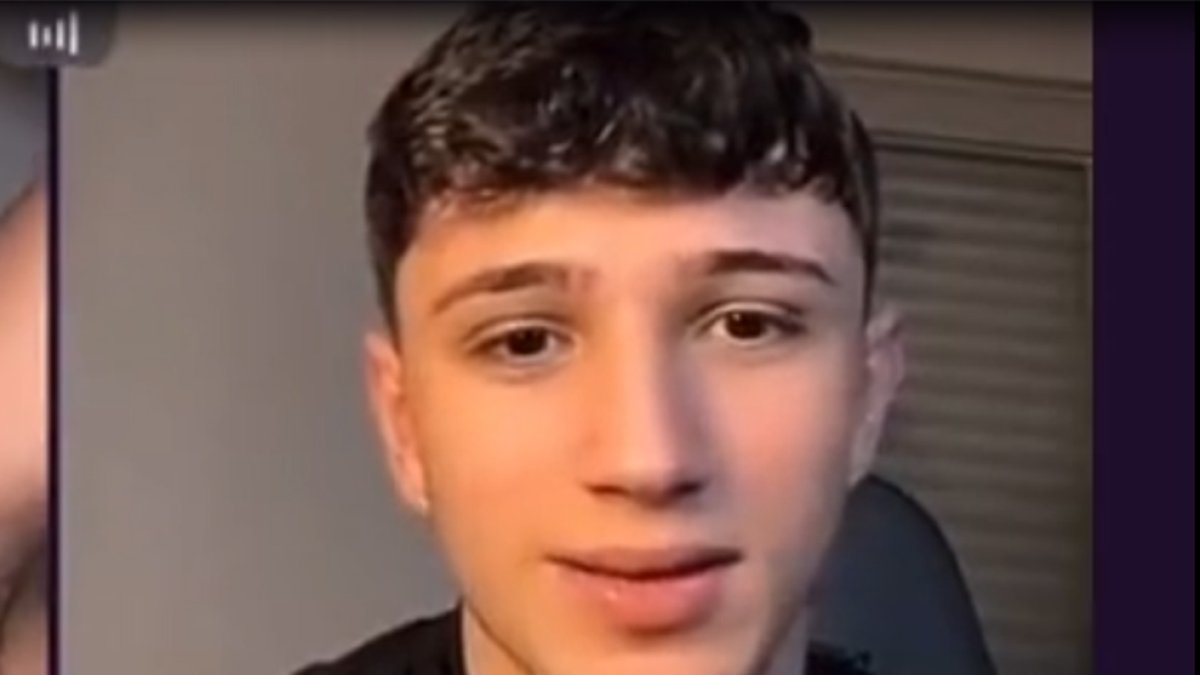 Iván durante la conversación en la que ocurrió el suceso. HDS