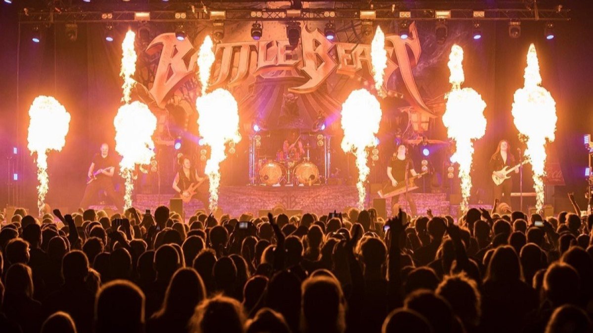 Actuación en directo del grupo Battle Beast, que visita Burgos en mayo. BATTLE BEAST