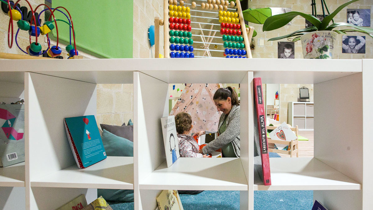 Imagen de archivo de una escuela infantil en Burgos. TOMÁS ALONSO