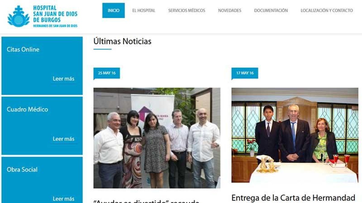 Imagen de la página web.-ECB