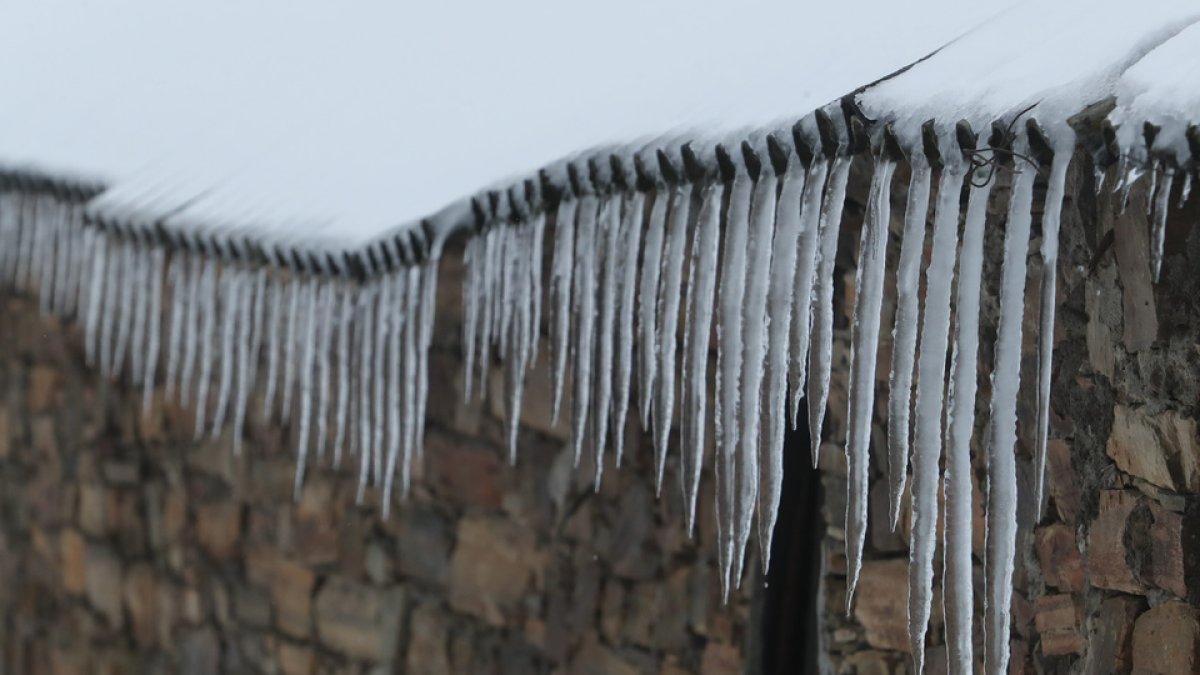 Nieve en la comarca del Bierzo