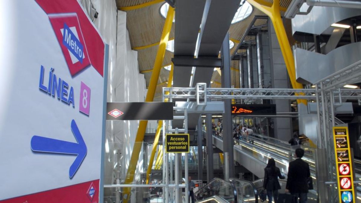Estación de Metro en el Aeropuerto de Barajas-EL PERIÓDICO