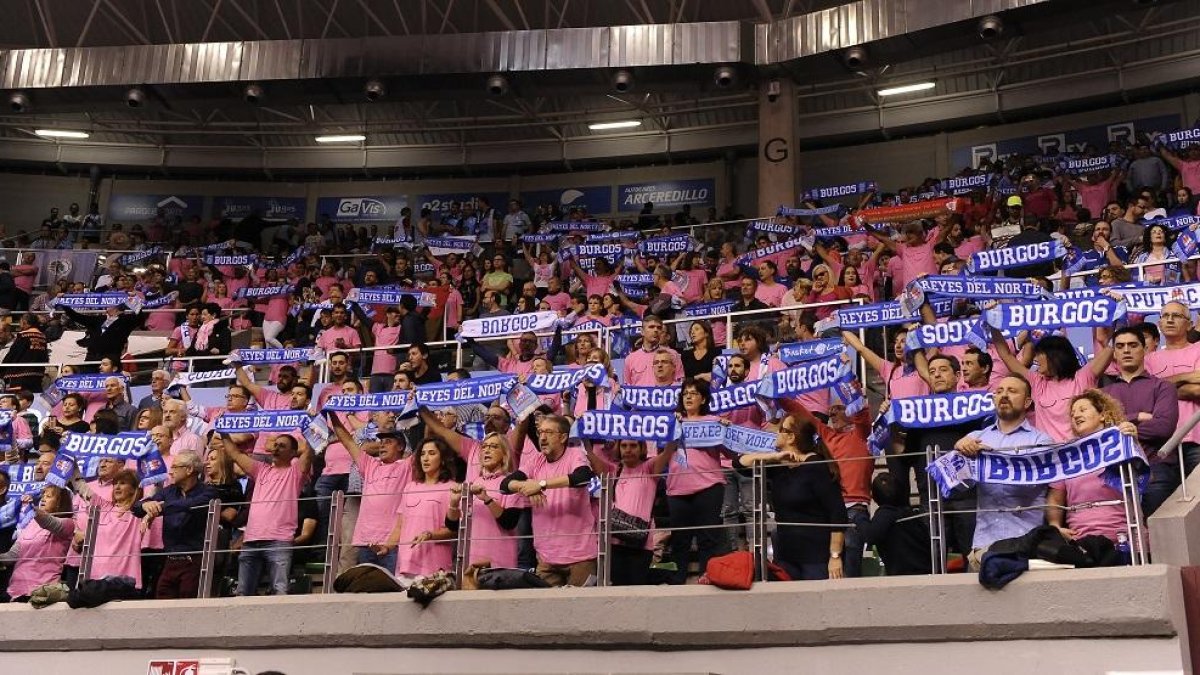 La afición burgalesa estará presente en el WiZink Center.-MARÍA GONZÁLEZ / SPB