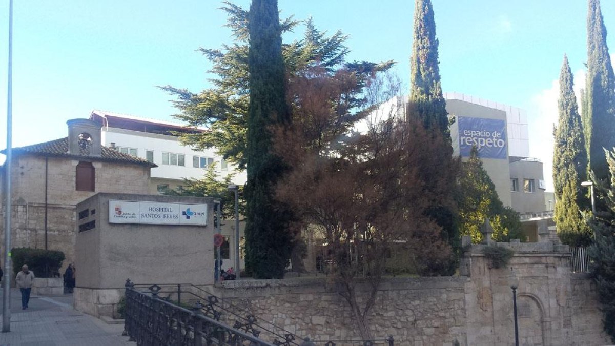 El hospital Santos Reyes de Aranda de Duero.
