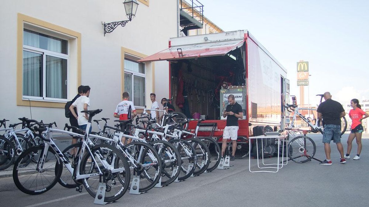 Imagen del cuertal egeneral del Burgos BH en Arntequera.-MIGUEL ENA