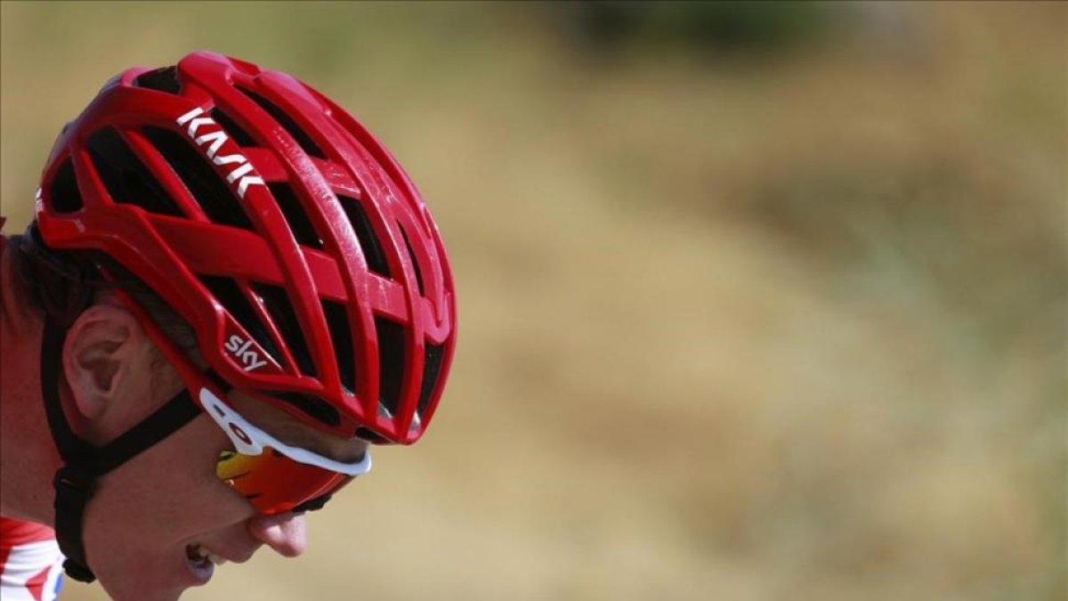 Chris Froome, durante la 12ª etapa de la Vuelta.-EFE / JAVIER LIZÓN