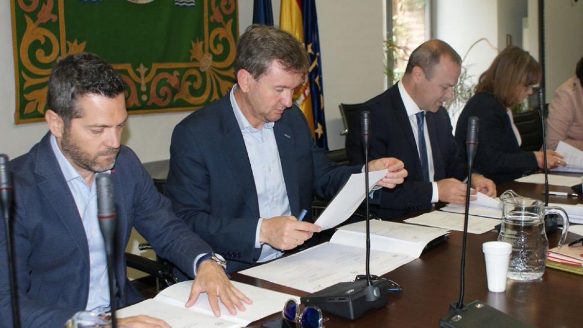 Lacalle, ayer en Madrid, pertenece al consejo de gobierno desde hace un año en representación de Burgos.-ECB