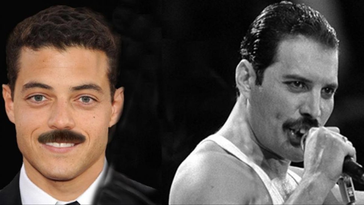 De izquierda a derecha, el actor Rami Malek y el cantante Freddie Mercury-EL PERIÓDICO
