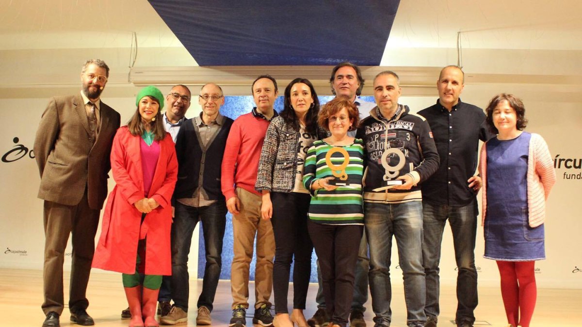 Imagen de la entrega de premios del concurso de microrrelatos de 2019. ECB