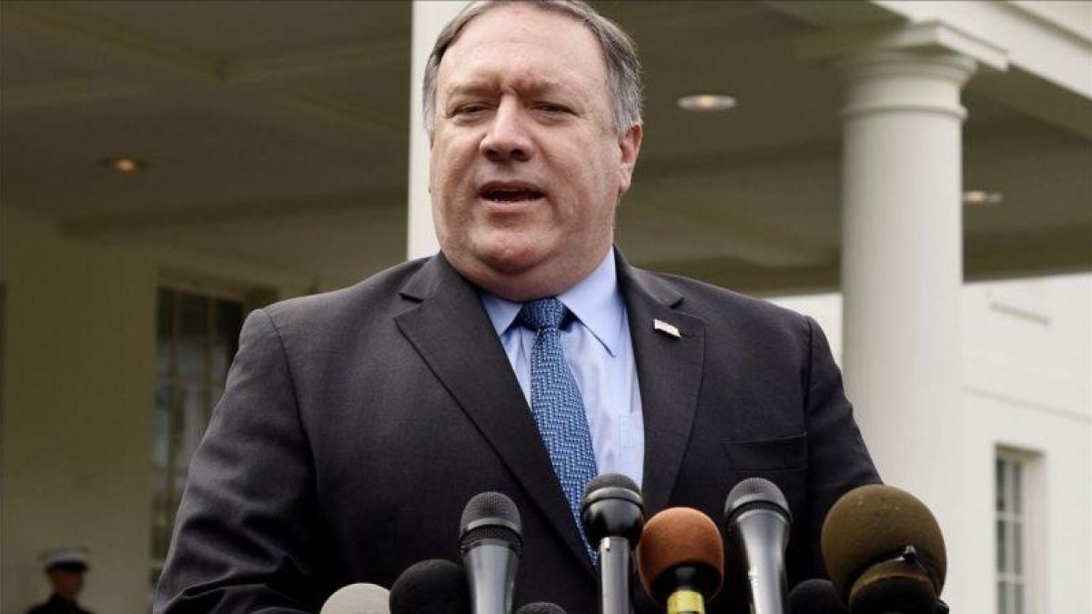 Mike Pompeo.-AFP / OLIVIER DOULIERY