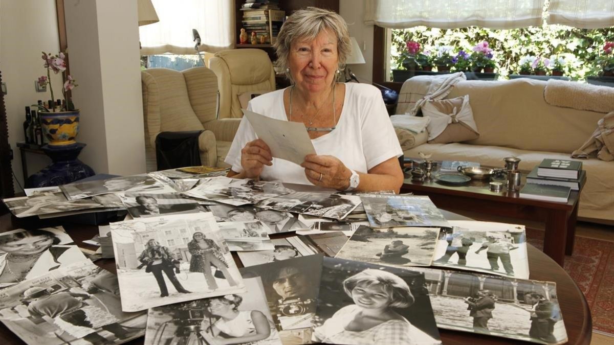 Joana Biarnés en su residencia en Viladecavalls-JOSEP GARCIA