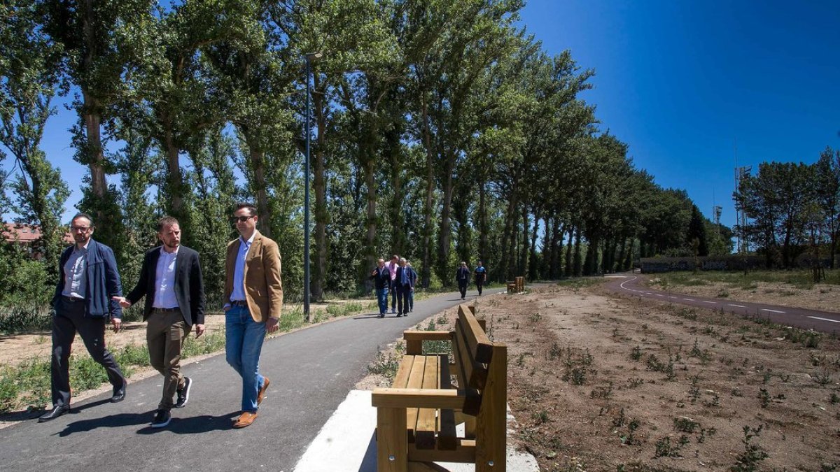 Imagen de una de las intervenciones realizadas en Fuentes Blancas. TOMÁS ALONSO