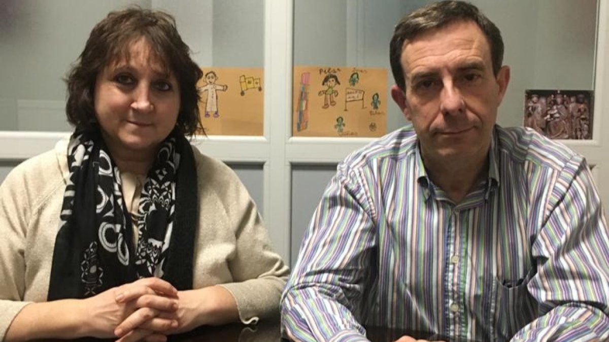 Pilar Vicario y Florentino Barbadillo. ECB