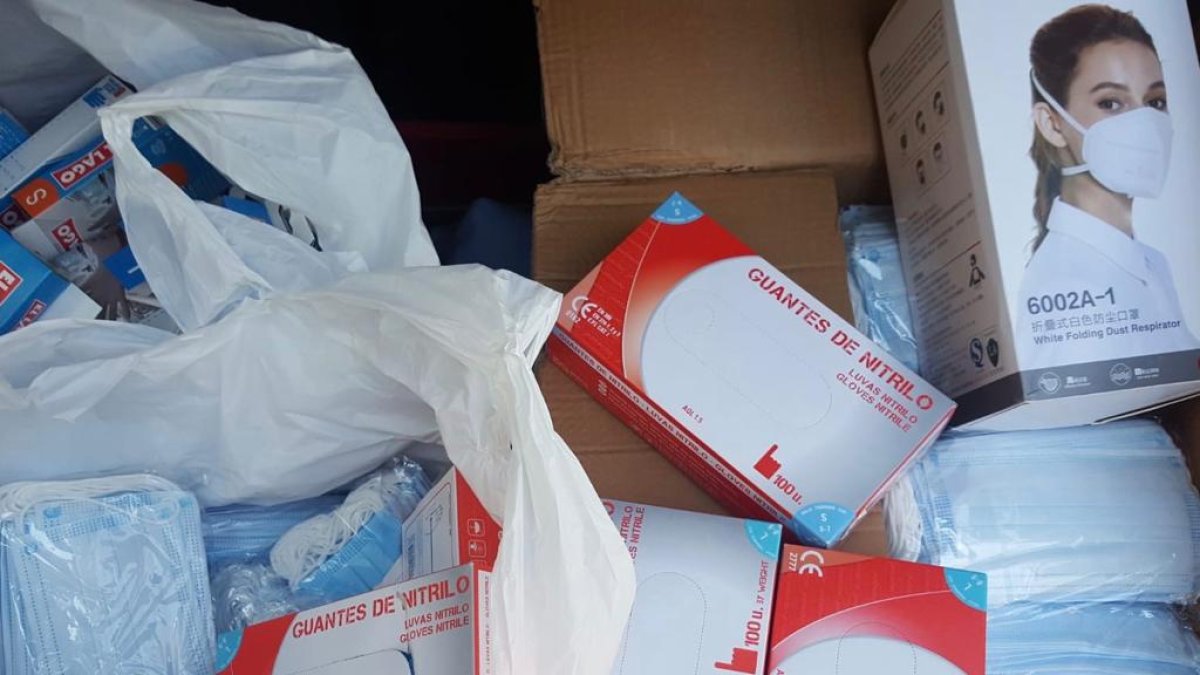 Material donado por los concejales del PP.