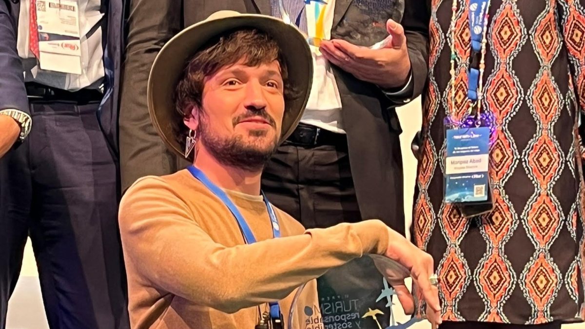 Carlo Cuñado ha sido reconocido en los Premios de Turismo Responsable y Sostenible en Fitur. ECB