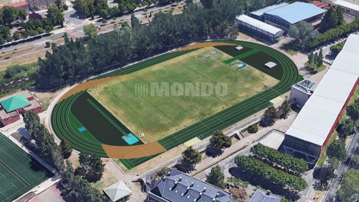 Montaje de Mondo que muestra la nueva cara de las pistas. MONDO / ECB