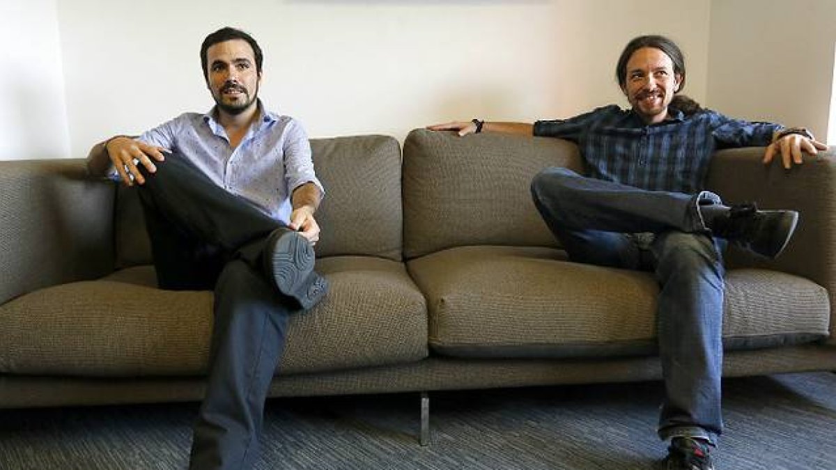 Garzón e Iglesias.-Foto: JUAN MANUEL PRATS