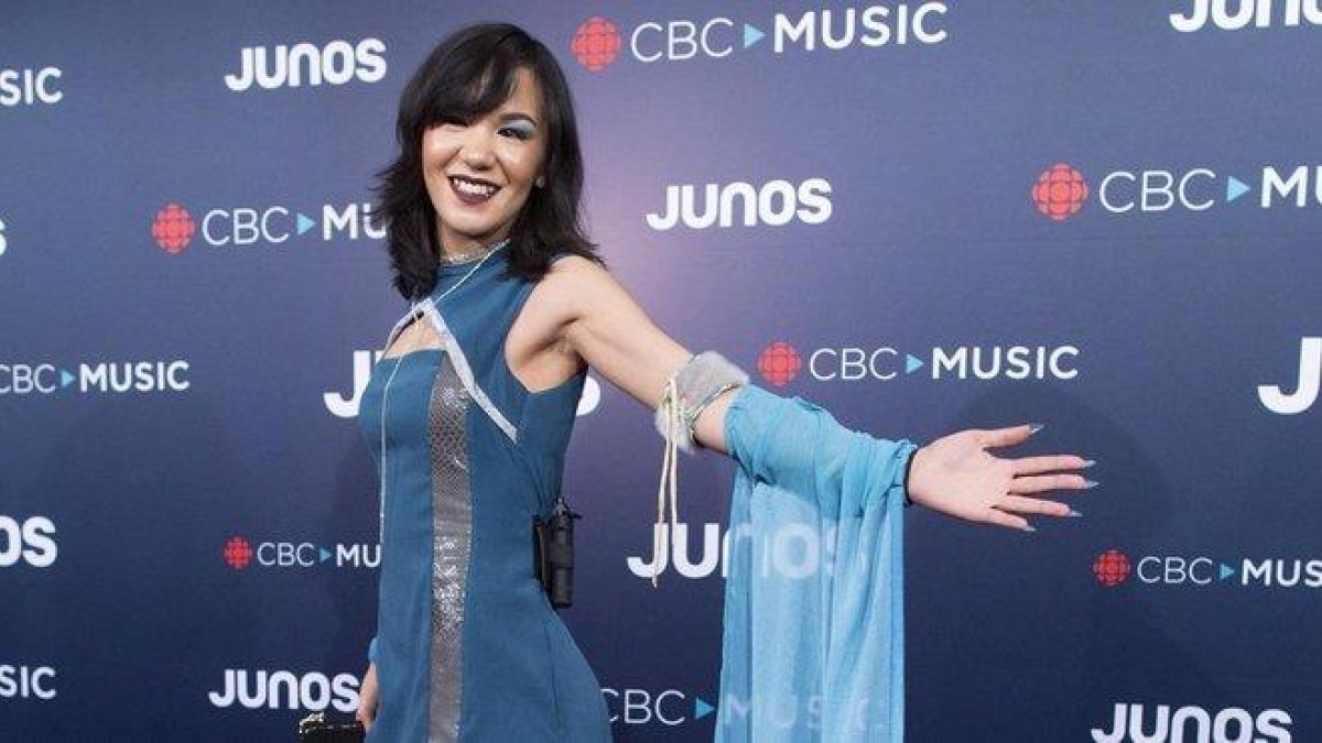 Kelly Fraser en los Juno Awards celebrados en Vancouver, en marzo del 2018.-DARRYL DYCK / THE CANADIAN PRESS / AP