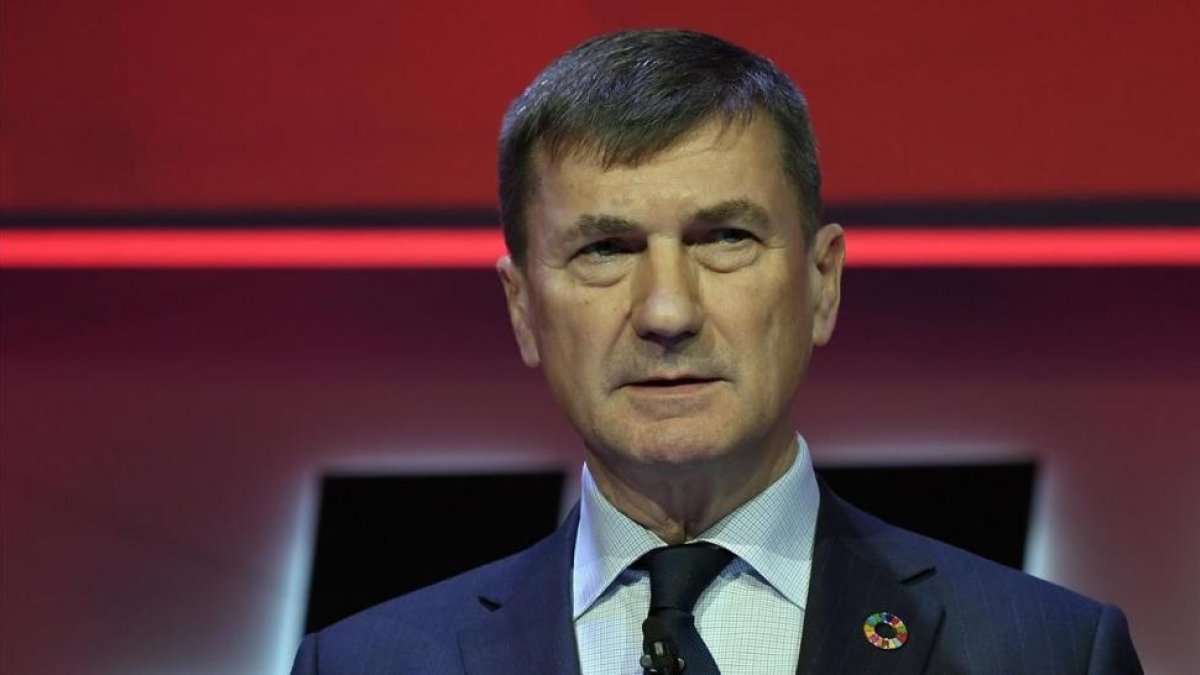 Andrus Ansip, vicepresidente de la Comisión Europea.-/ AFP / LLUIS GENE