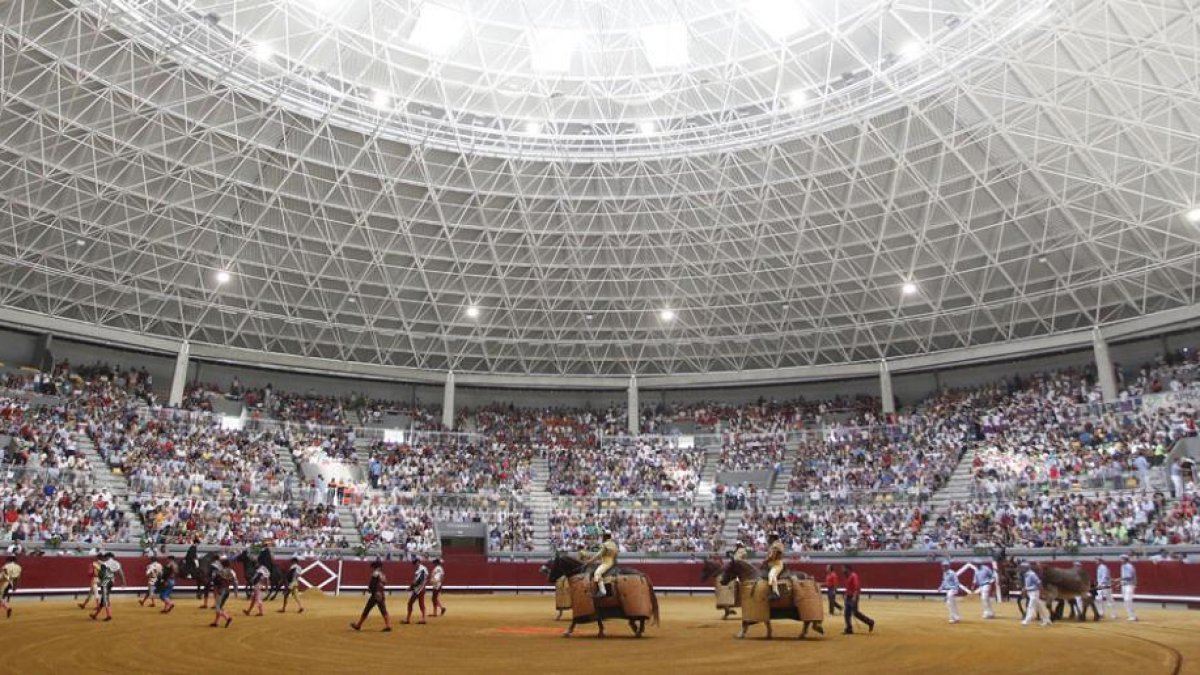 Espectáculo taurino celebrado en el Coliseum burgalés.-S. O.