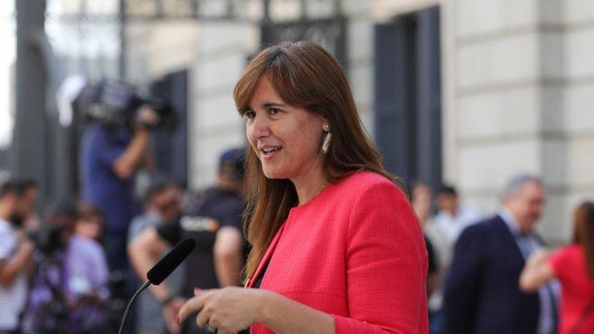 Laura Borrás, portavoz de Junts per Catalunya.-EUROPA PRESS