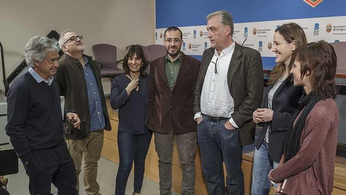 Miembros de la delegación burgalesa que visitó Colombia.-RAÚL G. OCHOA