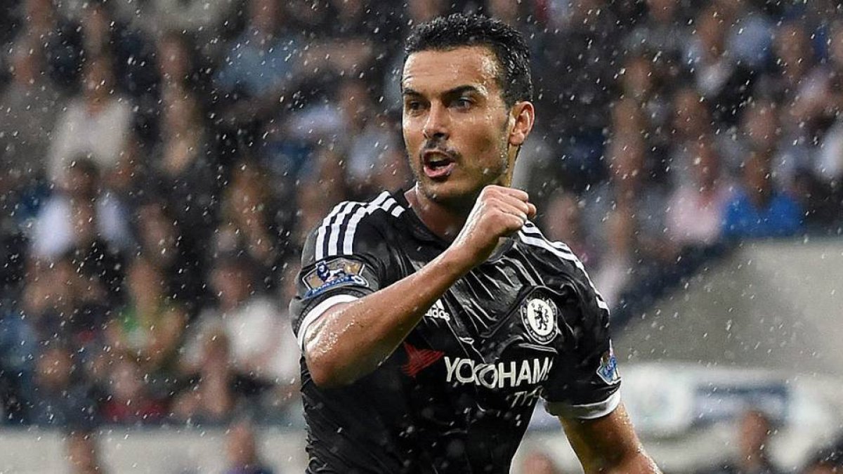 El delantero canario ha anotado ante el West Bromwich tras un gran combinación con Hazard.-Foto: EFE