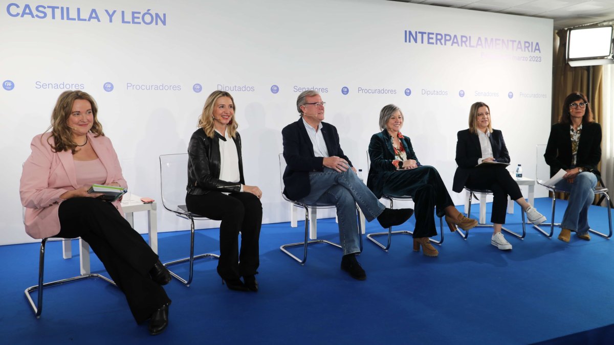 Ayala participó en la Segunda Mesa titulada “Castilla y León, un motor de progreso. Infraestructuras e industria”, dentro de la Interparlamentaria de Castilla y León a la que acuden los diputados, senadores y procuradores de la Comunidad. ICAL