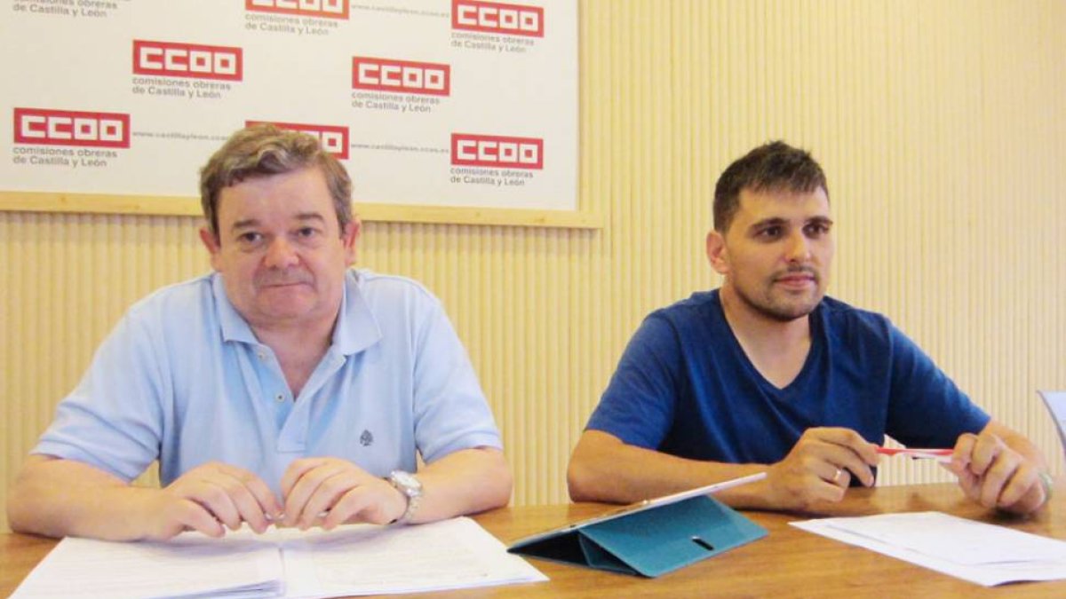 En la imagen, Juan Carlos Muiño (izquierda) junto a Jorge Melero.-ECB