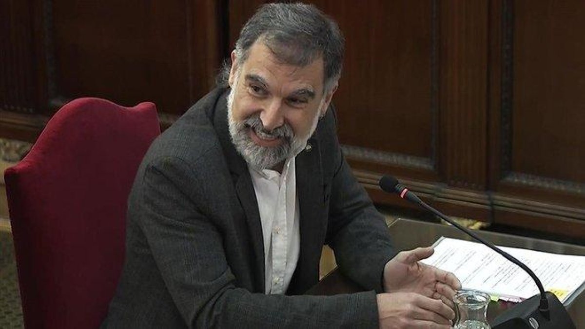 Jordi Cuixart, declarando en el Tribunal Supremo.-EFE / TRIBUNAL SUPREMO