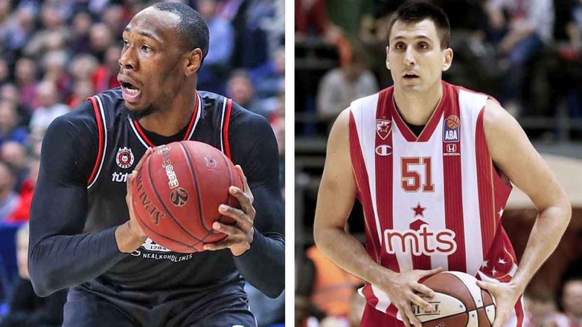 Dominique Sutton y Milko Bjelica.-ECB