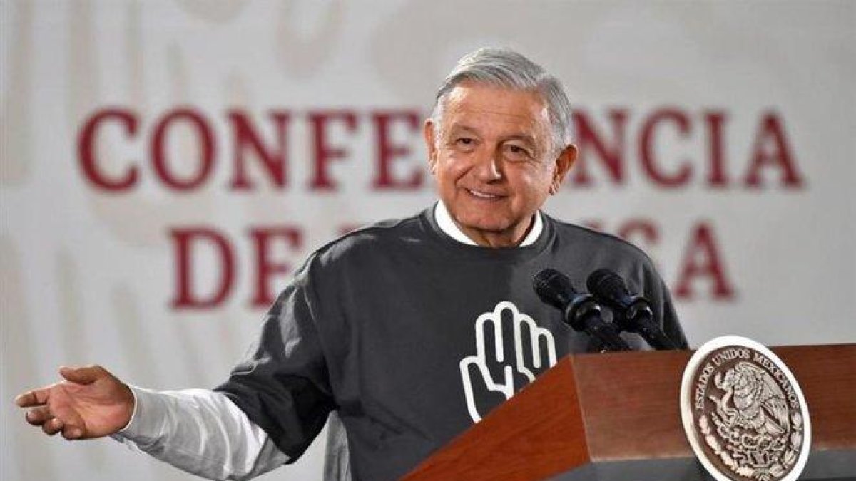 Andrés Manuel López Obrador, presidente de México, en una conferencia de prensa.-EUROPA PRESS