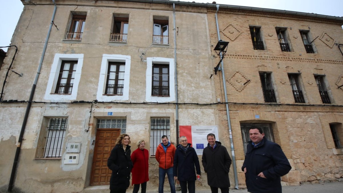 La vivienda rehabilitada está en Busto de Bureba. ECB