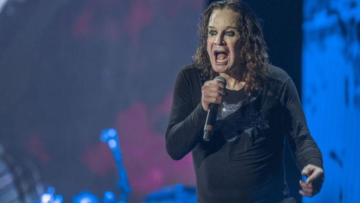 Ozzy Osbourne, en el Rock Fest de Santa Coloma de Gramenet, en el 2018.-FERRAN SENDRA