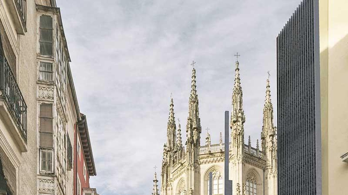 El estudio recupera la antigua perspectiva.-AU ARQUITECTOS