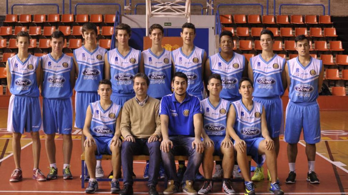 Plantilla del equipo cadete del Autocid que acudirá al Campeonato de España.-