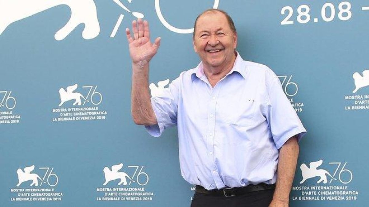 Roy Andersson, tras la presentación de ’About endlessness’ en Venecia.-AP / INVISION / JOEL C. RYAN