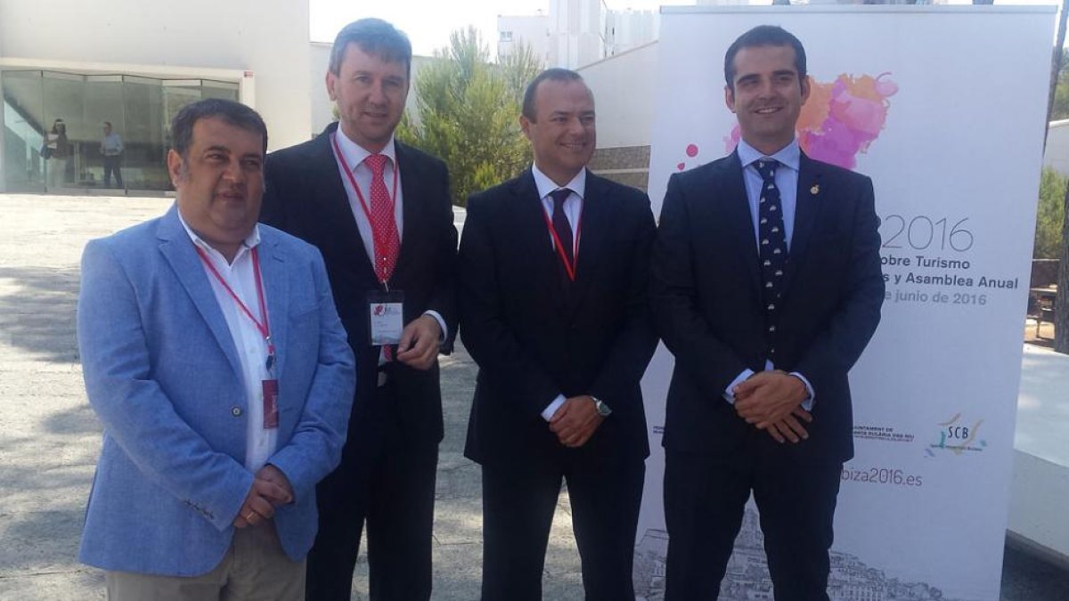 Ernesto Gasco, Javier Lacalle, Augusto Hidalgo y Ramón Fernández-Pacheco.-ECB
