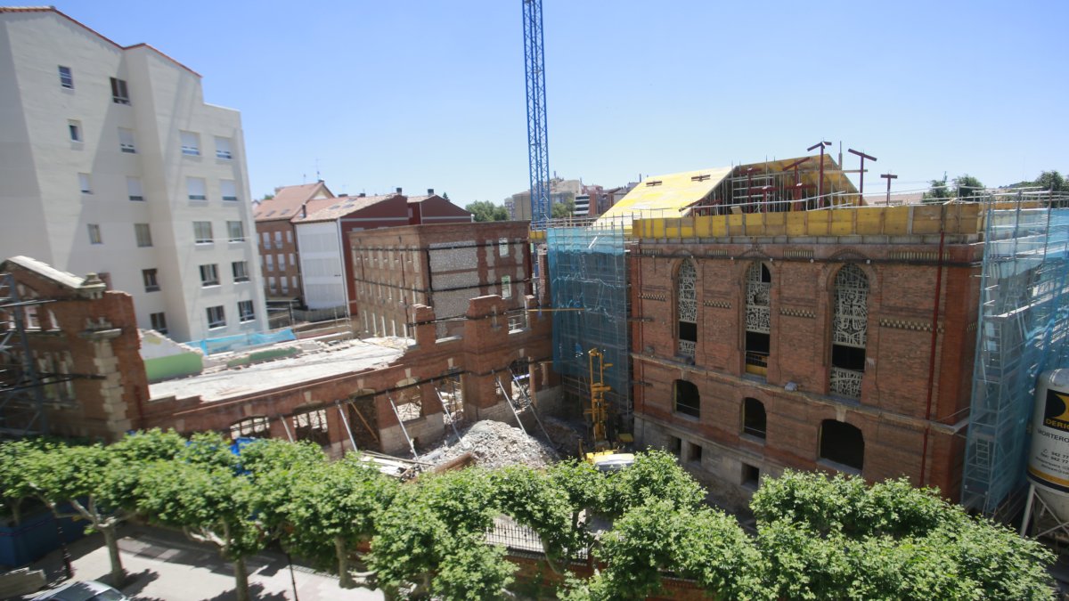 Imagen de archivo de las obras de construccion en el antiguo colegio Niño Jesús. RAÚL G. OCHOA