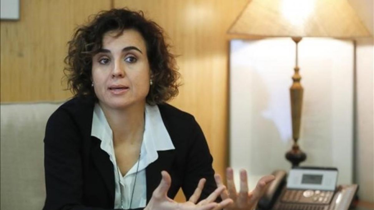 La ministra de Sanidad, Dolors Monserrat.-ANGEL DÍAZ / EFE