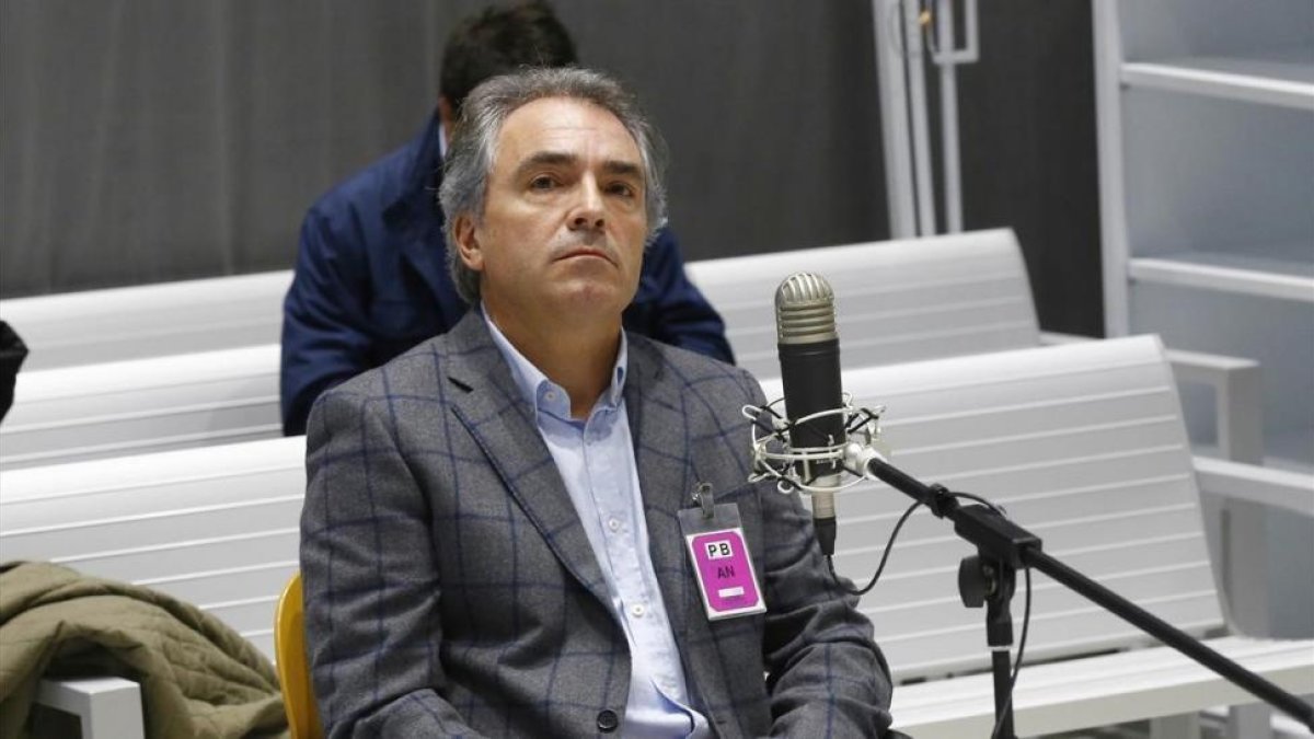 El presidente de Catalunya Accio, Santiago Espot juzgado en la Audiencia Nacional por organizar la pitada al himno en la final de la Copa del Rey de Futbol entre el Barcelona y el Athletic de Bilbao en 2015-J P GANDUL